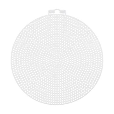 YOLUFER DIY Plastic Stitching Canvas Round Mesh Plastic Canvas Cross Stitch Grid Sheets for Embroidery Plastic Canvas Craft and Crochet Projects Large