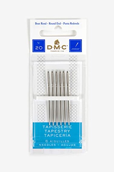 DMC 176720 Tapestry Hand Needles 6Pack Size 20