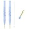 WYBG 2 Pack Adjustable Embroidery Punch Needle Pen Tool Felting Threader for Rug DIY Handmade Art Crafts Stitching Applique Embellishment