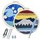 Allazone Punch Needle Starter Kit Pattern Fabric Embroidery Adjustable Embroidery Pen for Adults Kids Beginners Mondlicht See