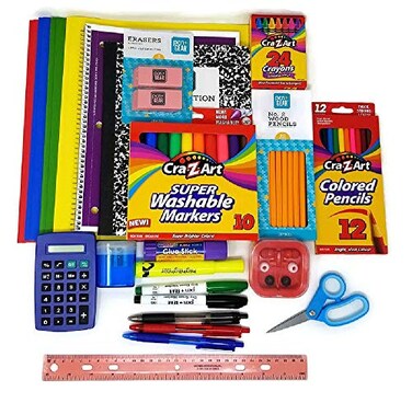 Grand Bay Back to School Supplies Essential Bundle 4th Grade 5th Grade 6th Grade 7th Grade
