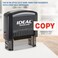 IDEAL Self Inking Stamp Copy Red Ink Impression Size 916 x 112
