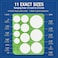 ALVIN TD1201 Large Circles Guide Template Drawing and Drafting Tool for Artists Architects Design and Drafting 15 to 35 Scale