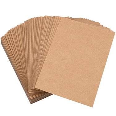 JOIKIT 200 Sheets Chipboard 5 x 7 Inch 40pt Point Medium Weight Chipboard 04 Caliper Thickness for Crafts Scrapbooking Backing