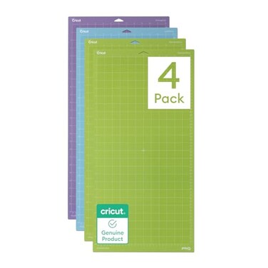 Cricut Cutting Mat Variety Pack 4 Count 12in x 24in for Explore Maker Machines Includes 2 StandardGrip 1 LightGrip 1 StrongGrip