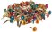 CREATIVE IMPRESSIONS Mini Painted Metal Paper Fasteners 100Pack Assorted Metallic Round