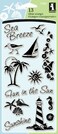 Inkadinkado Nautical Beach Clear Stamp Set 13pc