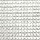 Wrapables 500Piece Adhesive Rhinestone Crystal Diamond Stickers 6mm Silver