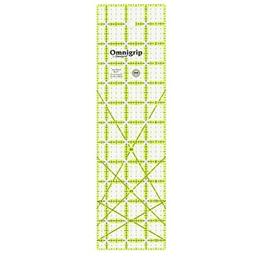 Omnigrid Omnigrip 312 x 1212 NonSlip Rectangle Quilting Ruler by