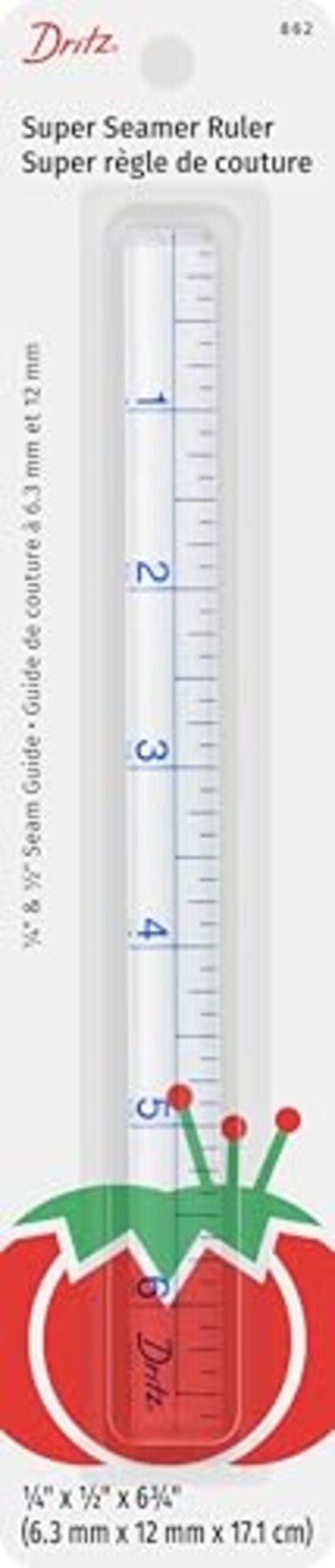 Dritz Super Seamer Ruler 14 x 12 x 634 Clear