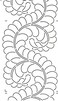 Quilting Creations Feather Border for Use with 422QC Quilt Stencil 8
