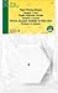 Dritz Quilting 3231 Paper Piecing Shapes Hexagon 112Inch 100Count White