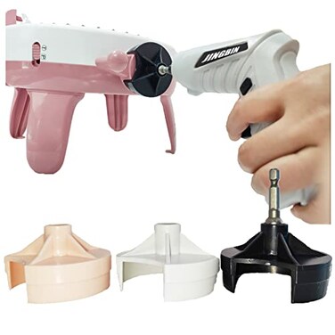 JINGBIN Knitting Machine Drill Attachment for Sentro Knitting Machine Adapter 3 Quick Knit Power Adapter for Sentro 22 Sentro 40 Sentro 48 Jamit Loom Crochet Machines Crank Handle Adapter