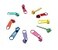 Zipperstop Handbag YKK Long Pull Zipper Heads 45mm Loose Sliderspulls Choice of Brights Neutrals or Mix 10pc Brights Purses Handbags Craft Projects