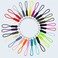 YZSFIRM Luggage Zipper Pull Replacement for Backpack 10 Pcs White Zipper Tab