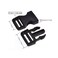 HAO PRO Lxnoap Quick Side Release Buckles 1 Wide Dual Adjustable No Sewing Clips Snaps Heavy Duty Plastic Replacement for Nylon Strap Backpack Fanny Pack Webbing Belt 2 Pack