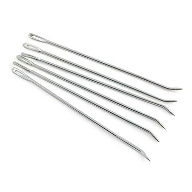 PZRT 6pcs Packing Needles Sewing Tool for Stitching Knitting Gunny Sack Burlap Bag Packing Needle Accessories 15cm