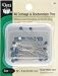 Dritz 29 Corsage Boutonniere Pins White Black 2Inch 40Count