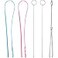 WILLBOND 6 Pcs Flexible Drawstring Threader Tool Sewing Loop Kit Loop Turner Easy Threader Hoodie String Replacement Metal Tweezers Drawstring Puller Tool for Fabric Belt DIY Knitting Accessories