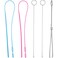 WILLBOND 6 Pcs Flexible Drawstring Threader Tool Sewing Loop Kit Loop Turner Easy Threader Hoodie String Replacement Metal Tweezers Drawstring Puller Tool for Fabric Belt DIY Knitting Accessories