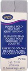 Wrights Medium Grey Double Fold Quilt Binding 78 X3yd 1 Count Pack of 1