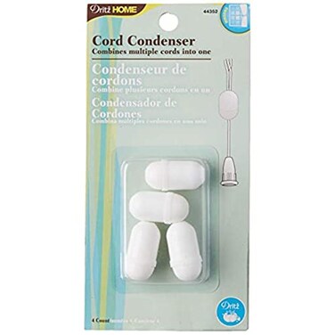 Dritz Home 44352 Cord Condensers White 4Piece