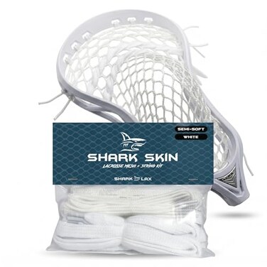 Shark Lax SemiSoft Lacrosse Mesh Stringing Kit Lacrosse String kit Use SemiSoft Lacrosse Mesh and Lacrosse Strings for The Best Performance