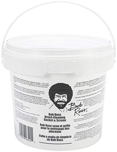 Bob Ross Cleaning Bucket ScreenWhite