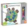 MindWare Turtle Stepping Stone Kit Paint Your Own Stepping Stones for Kids Craft Kit Includes Paint Brushes and Instructions