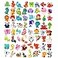 sinceroduct Sparkling 5D Diamond Sticker Kit for All Ages 64 PCS Cute Animals Dinosaurs EcoFriendly Reusable Easy DIY Art for Creative Fun and Learning