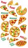 Playhouse Pizza Party Pizza Scented Scratch Sniff Sticker Sheets 1 Pack
