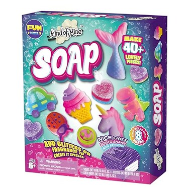 FUN KIDZ Kid Soap Kit FunKidz Soap Making Kit for Kids for All Ages DIY Crafts Kits STEM Science Activity Gift for Girls and Boys