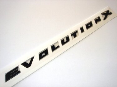 EVO MITSUBISHI CHROME LUTION X CHROME EMBLEM LANCE 10