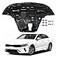 Gorzizen Engine Splash Shield Fit for KIA K5 2021 2022 2023 2024 2025 Engine Case Guard Under Engine Cover Compatible with K5 20212024 Front Engine Guard Mud Flaps Including Screw Hardware