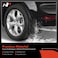 A-Premium APremium Universal Mud Flaps 2 Pack Red Splash Guards for Truck Car Pickup SUV Upgraded Mud Guards Includes Mounting Hardware Drilling Required