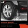 A-Premium APremium Universal Mud Flaps 2 Pack Red Splash Guards for Truck Car Pickup SUV Upgraded Mud Guards Includes Mounting Hardware Drilling Required