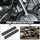 Motoforti Front Lower Fork Reflector Sticker Rear Saddlebag Reflective Cover Universal Smoke 1 Pair
