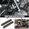 Motoforti Front Lower Fork Reflector Sticker Rear Saddlebag Reflective Cover Universal Smoke 1 Pair