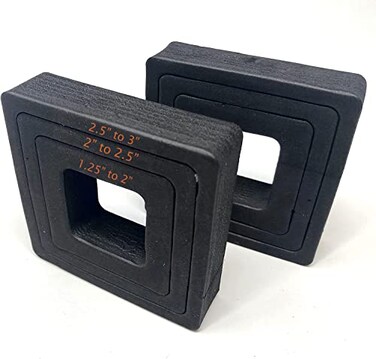 eVerHITCH Adapter Insert for Adapting Hitch Cover to Various Size Receivers Fits 3 25 and 2 Receiver