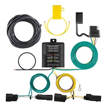 CURT 56327 VehicleSide Custom 4Pin Trailer Wiring Harness for Select Ford Transit