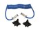 Blue Ox BX8862 6Wire Coiled Electrical Cable Provides Turn Signals Brake Lights Tail Lights Allows for Quick Hooking and Unhooking Cables Expand from 1 to 7