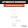 CURT Manufacturing 40069 2 in Diameter Chrome Trailer Ball Packaged