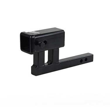 TOPTOW Trailer Hitch Extender Adapter 2 Receiver 414 inch RiseDrop 114 inch Solid Shank 858 Extension