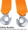 Selectec Tow Strap Heavy Duty Recovery Strap 3 X 20 18000 LB Break Strength Rope Winch Strap with 2 Hook