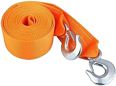 Selectec Tow Strap Heavy Duty Recovery Strap 3 X 20 18000 LB Break Strength Rope Winch Strap with 2 Hook