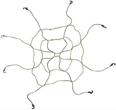 KEEPER Keeper 6141 Zip Net Adjustable Cargo Net BlackYellow
