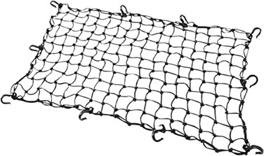 PowerTye 24in x 36in Elastic Cargo Net with 10 Adjustable Hooks and Tight 2in x 2in Mesh