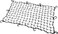 PowerTye 24in x 36in Elastic Cargo Net with 10 Adjustable Hooks and Tight 2in x 2in Mesh