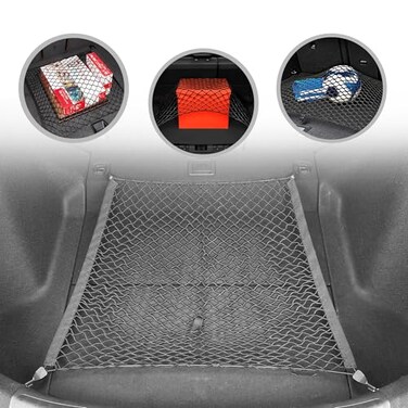 Trunknets Inc Floor Style Trunk Cargo Net for Honda Civic Hatchback 5 Door 2017 2018 2019 2020 2021