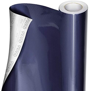 VViViD Epoxy 5D Carbon Dark Blue Vinyl Wrap 10ft x 5ft
